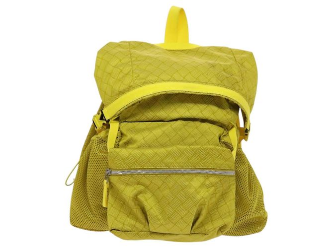 Autre Marque BOTTEGA VENETA Backpack Nylon Yellow Auth BD2181 - view 2