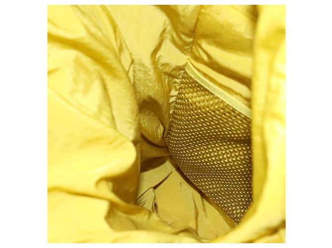 Autre Marque BOTTEGA VENETA Backpack Nylon Yellow Auth BD2181 - view 23