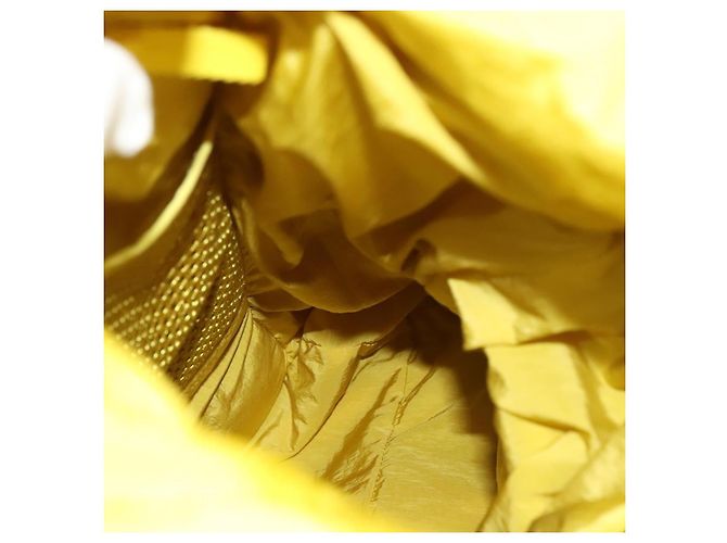 Autre Marque BOTTEGA VENETA Backpack Nylon Yellow Auth BD2181 - view 24