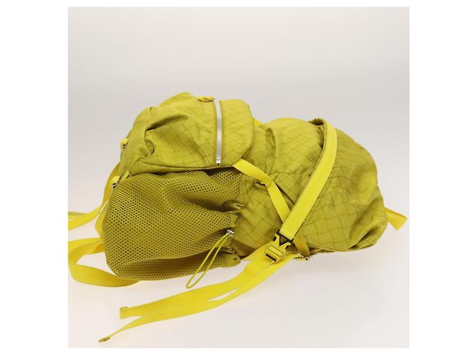 Autre Marque BOTTEGA VENETA Backpack Nylon Yellow Auth BD2181 - view 4