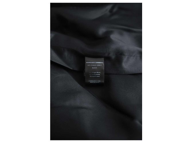 Margaux Lonnberg Black wool peacoat - view 6