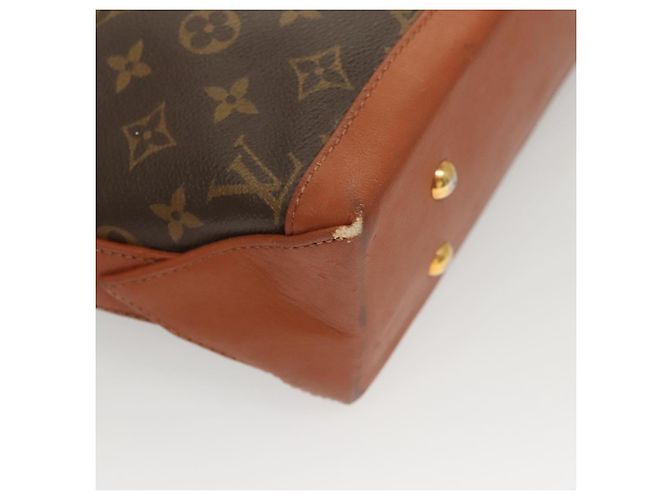 LOUIS VUITTON Monogram Sac Weekend PM Bolsa de Mano M42425 LV Auth BA2696 Monograma - vista 10