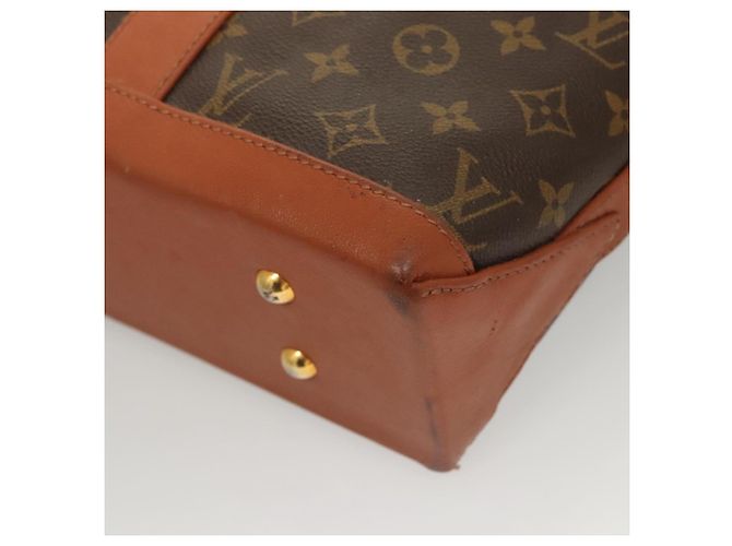 LOUIS VUITTON Monogram Sac Weekend PM Bolsa de Mano M42425 LV Auth BA2696 Monograma - vista 11