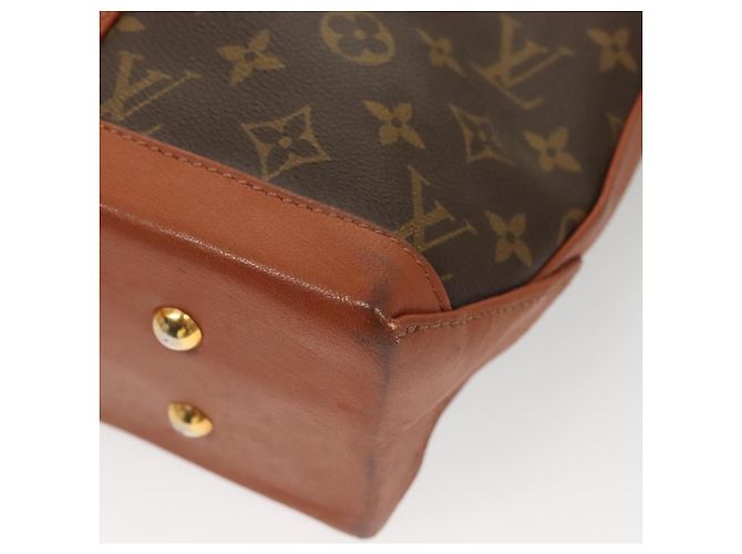 LOUIS VUITTON Monogram Sac Weekend PM Bolsa de Mano M42425 LV Auth BA2696 Monograma - vista 13