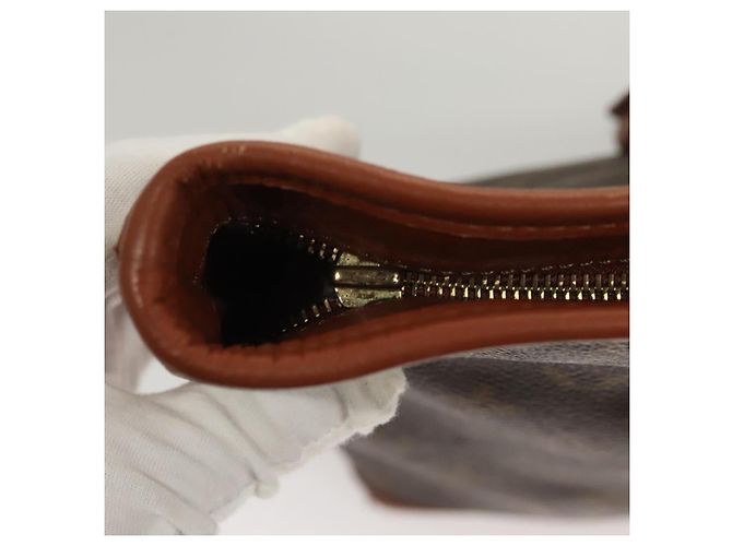 LOUIS VUITTON Monogram Sac Weekend PM Bolsa de Mano M42425 LV Auth BA2696 Monograma - vista 14