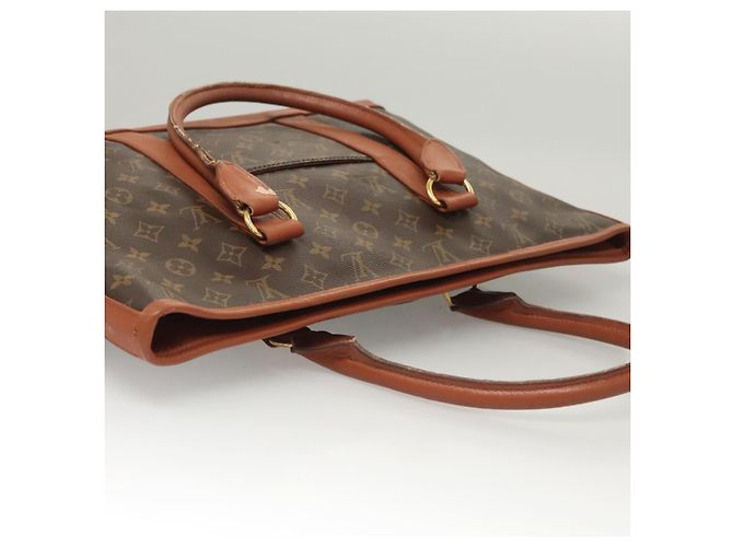 LOUIS VUITTON Monogram Sac Weekend PM Bolsa de Mano M42425 LV Auth BA2696 Monograma - vista 6