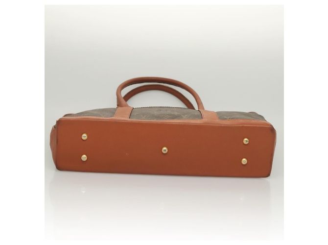 LOUIS VUITTON Monogram Sac Weekend PM Bolsa de Mano M42425 LV Auth BA2696 Monograma - vista 9
