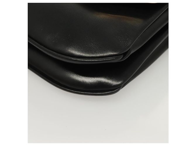 Borsa a Spalla BALLY in Pelle Nera Oro Auth BA2643 Nero D'oro - vista 11