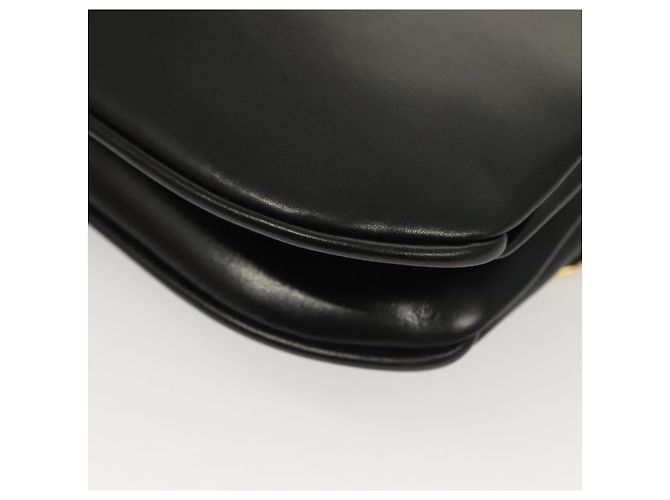 Borsa a Spalla BALLY in Pelle Nera Oro Auth BA2643 Nero D'oro - vista 13