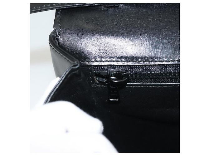 Borsa a Spalla BALLY in Pelle Nera Oro Auth BA2643 Nero D'oro - vista 23