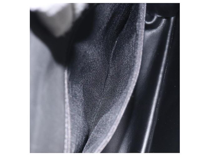 BALLY Bolsa de mão acolchoada de couro cinza dourado Auth BA2727 Marrom - vista 20