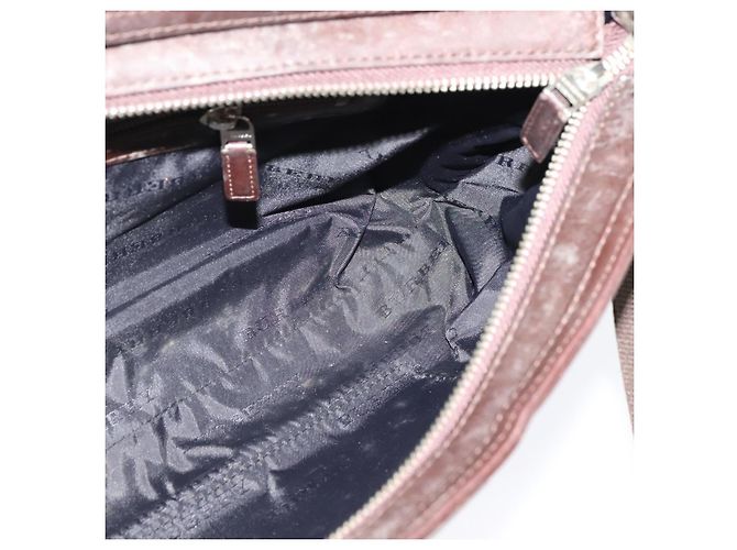 Burberry Nova Check Schultertasche aus Canvas Beige Silber Authentisch BA2560 - Ansicht 16