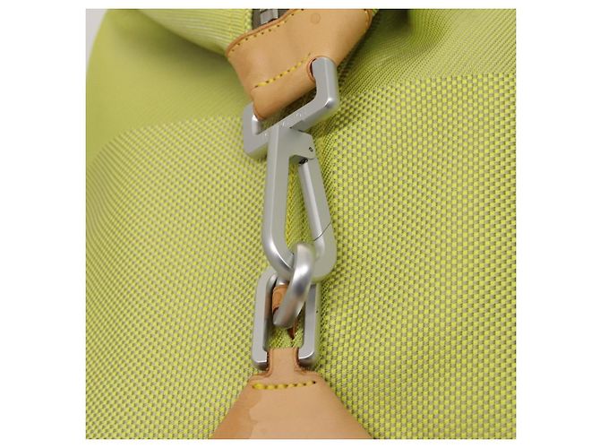 LOUIS VUITTON Borsa America Cube Damier Geant Canvas Giallo M80633 LV Auth 118823 - vista 14