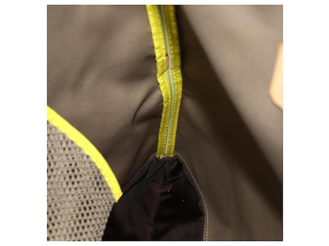LOUIS VUITTON Borsa America Cube Damier Geant Canvas Giallo M80633 LV Auth 118823 - vista 19