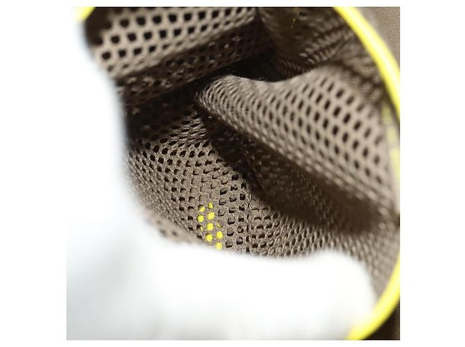 LOUIS VUITTON Borsa America Cube Damier Geant Canvas Giallo M80633 LV Auth 118823 - vista 20