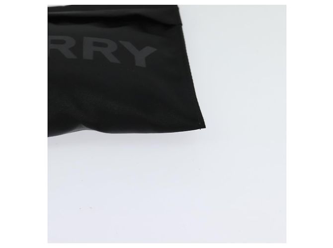Pochette in nylon nera e argento autentica BURBERRY 118845 Nero - vista 10