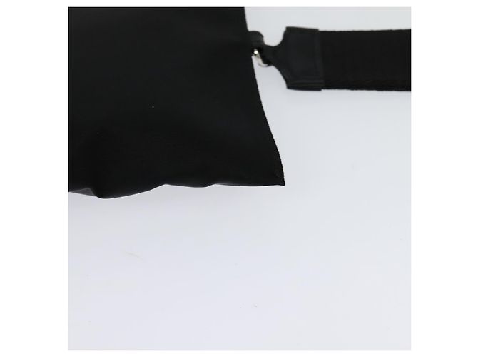 Pochette in nylon nera e argento autentica BURBERRY 118845 Nero - vista 12