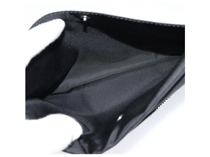 Pochette in nylon nera e argento autentica BURBERRY 118845 Nero - vista 17