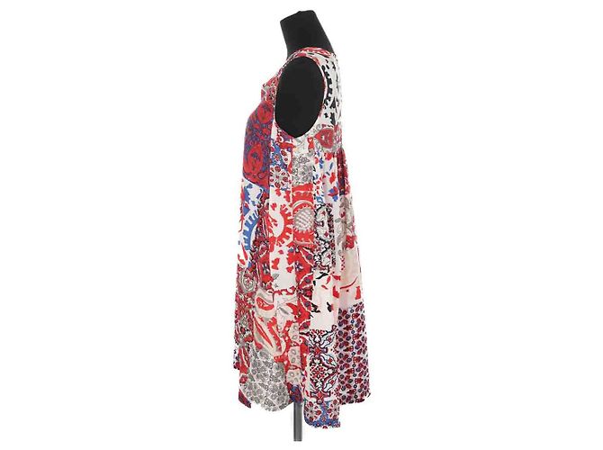 Stella Forest Rotes Seidenkleid - Ansicht 3