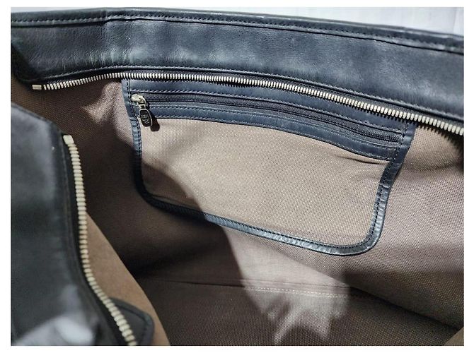 MCM Visetos Gestreifter Shopper Tote Schwarz - Ansicht 15