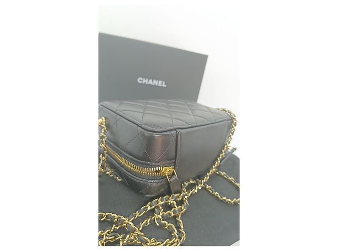 Chanel Camera Case in pelle nera Nero - vista 6