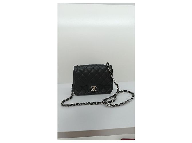 Wallet On Chain Piccola borsa a tracolla Chanel Nero - vista 2