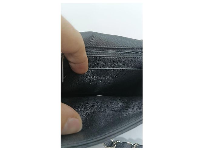 Wallet On Chain Piccola borsa a tracolla Chanel Nero - vista 4