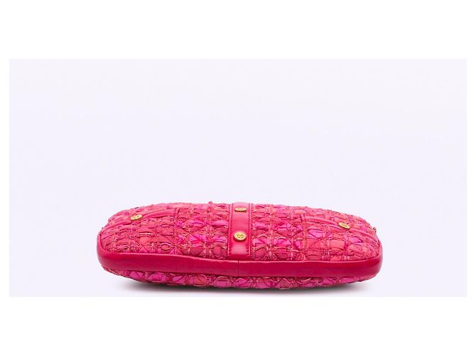 Girl Bolsa transversal Chanel em tweed rosa para meninas - vista 3