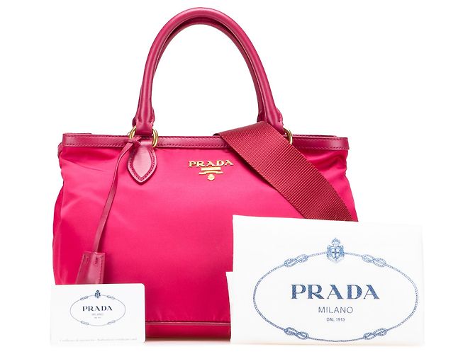 Prada Pink Tessuto Handtasche - Ansicht 12