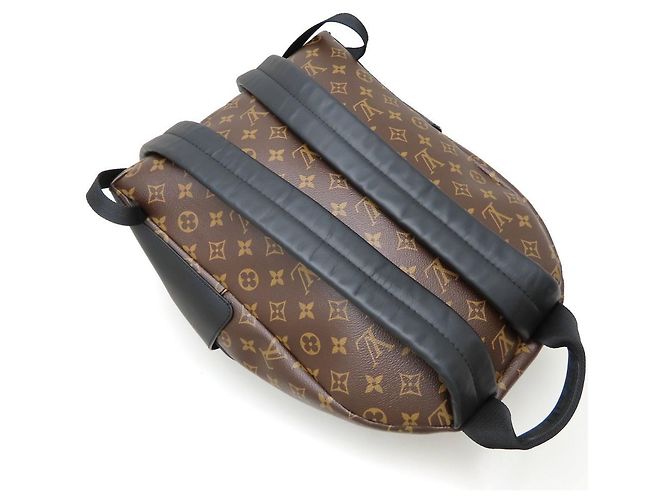 Louis Vuitton Monogram Macassar Discovery Rucksack PM Braun Schwarz - Ansicht 3