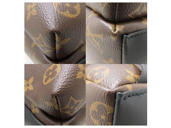 Louis Vuitton Monogram Macassar Discovery Rucksack PM Braun Schwarz - Ansicht 4
