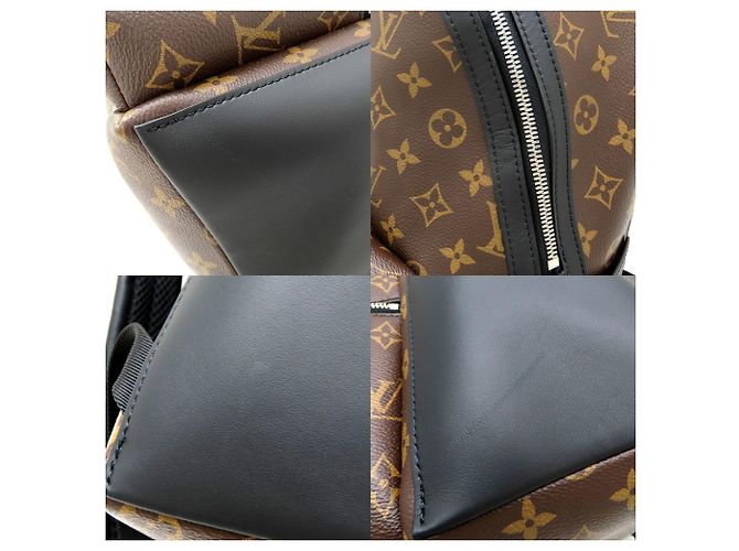 Louis Vuitton Monogram Macassar Discovery Rucksack PM Braun Schwarz - Ansicht 5