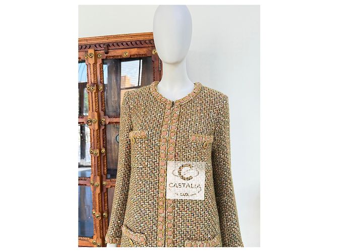Chanel Regal Serenity Beige Tweed Jacke 34 FR in Paris / Rom - Ansicht 10
