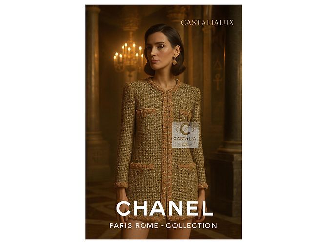 Chanel Regal Serenity Beige Tweed Jacke 34 FR in Paris / Rom - Ansicht 3
