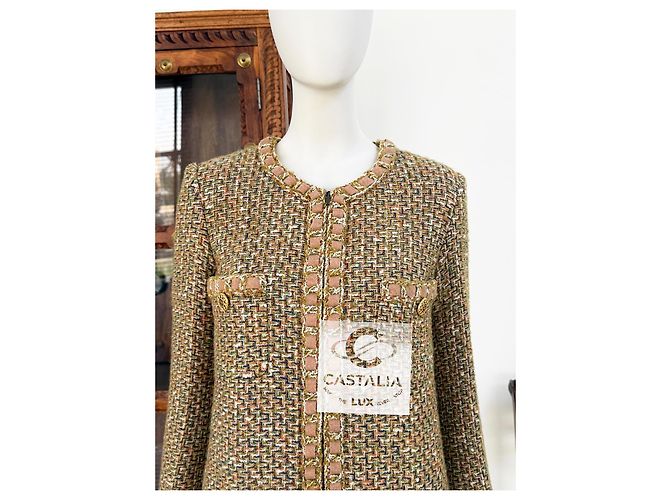 Chanel Regal Serenity Beige Tweed Jacke 34 FR in Paris / Rom - Ansicht 8