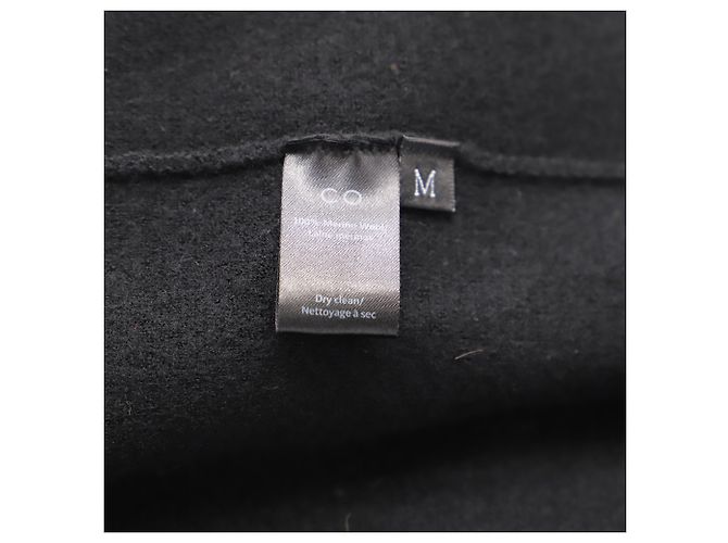 Marc by Marc Jacobs Cárdigan peplum de manga 3/4 en lana negra - vista 6
