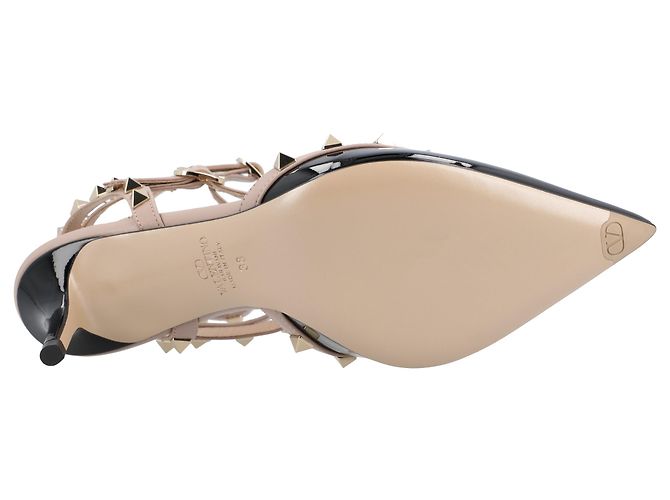 Valentino Garavani Pumps Valentino Rockstud Neri Nero - vista 4
