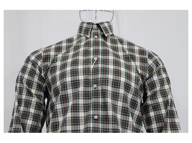 Camicia a maniche lunghe a quadri Dsquared2 in cotone multicolore - vista 10