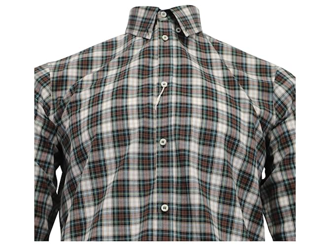 Camicia a maniche lunghe a quadri Dsquared2 in cotone multicolore - vista 4