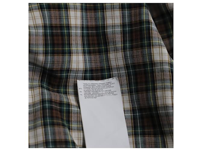 Camicia a maniche lunghe a quadri Dsquared2 in cotone multicolore - vista 6