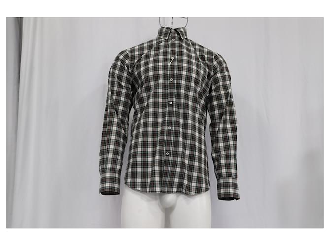 Camicia a maniche lunghe a quadri Dsquared2 in cotone multicolore - vista 7