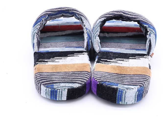 Pantofole Jacquard Missoni Clint in cotone multicolore - vista 12