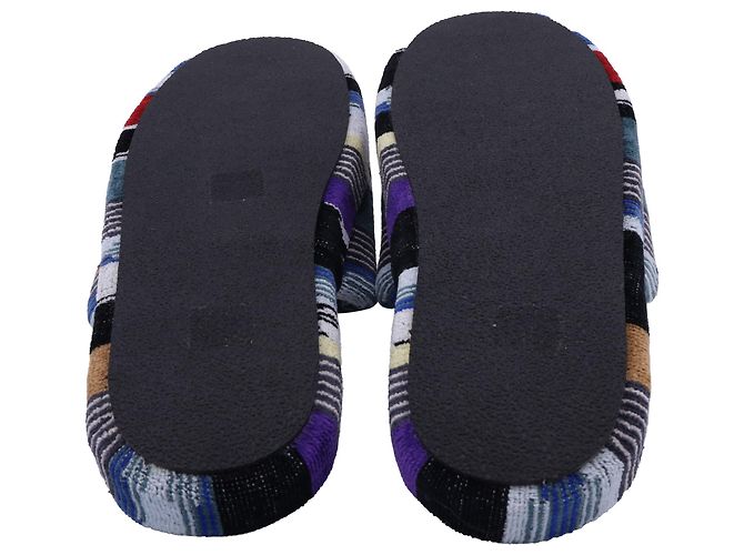 Pantofole Jacquard Missoni Clint in cotone multicolore - vista 4