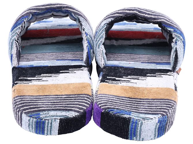Pantofole Jacquard Missoni Clint in cotone multicolore - vista 6