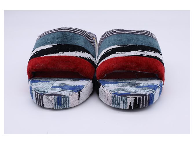 Pantofole Jacquard Missoni Clint in cotone multicolore - vista 8