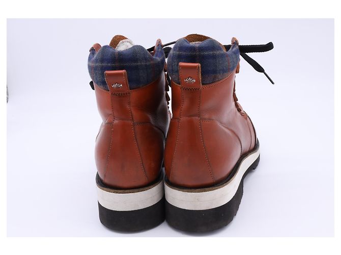 Dsquared2 Hiking Ankle Boots in Brown Leather - view 10