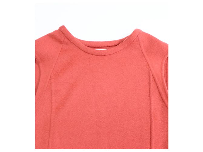 Vestido sem mangas até o joelho em cashmere laranja da Marc Jacobs - vista 10