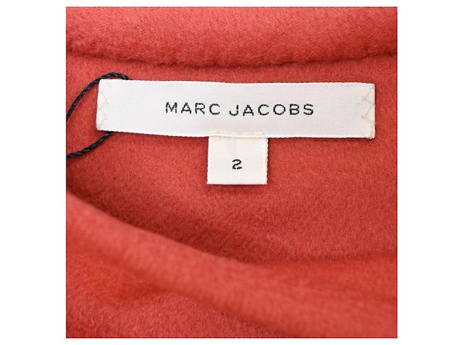 Vestido sem mangas até o joelho em cashmere laranja da Marc Jacobs - vista 4