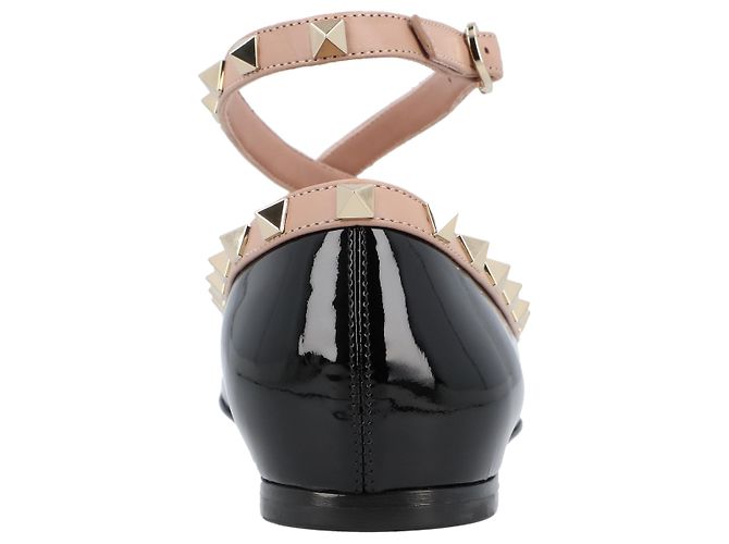 Valentino Garavani Ballerine Valentino Rockstud Nere Nero - vista 3