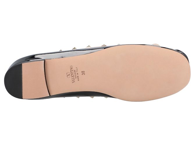 Valentino Garavani Ballerine Valentino Rockstud Nere Nero - vista 4